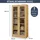 Jan Nowak Vitrine ELLO 185 x 90 x 40 cm Beige