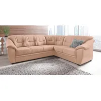 sit&more Eckcouch Kunstleder 2-Sitzer Braun