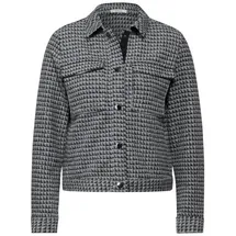 Cecil Damen B212371 TOS Jacquard Short Jacket, Schwarz, L (42)