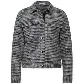 Cecil Damen B212371 TOS Jacquard Short Jacket, Schwarz, L (42)