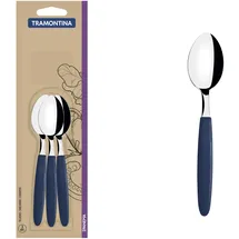 Tramontina Ipanema Teelöffel-Set, 3-teilig, Blau