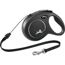 flexi Seil-Leine New Classic schwarz M 8 m Hundezubehör
