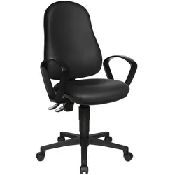 Topstar Profi Bürostuhl CALIFORNIA 25 HD Kunstleder mit Armlehnen (nicht höhenverstellbar)