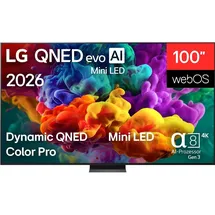 LG 100QNED87A6B 100" 4K QNED evo AI Smart TV