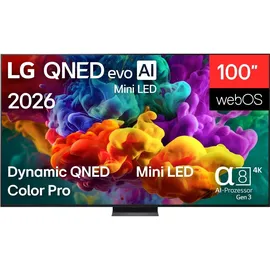 LG 100QNED87A6B 100" 4K QNED evo AI Smart TV
