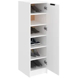 vidaXL Schuhschrank 30 x 100 x 35 cm weiß