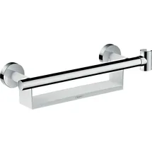 Hansgrohe Unica Haltegriff Comfort mit Ablage und Brausehalter weiß/chrom