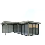 Palmako Lenna 5,88 x 2,45 m Grau