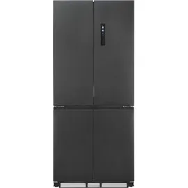 Exquisit EMD470-170-200E Multi Door (466 l, 1930 mm hoch, Inox grau)