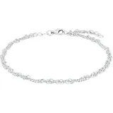 Amor Fußkette Silber Damen