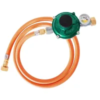 Alfa Forni Gasschlauch 50 mBar Kunststoff/Metall grün