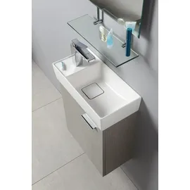 Sapho WEGA Spiegel mit Ablage 40x80cm - Silber