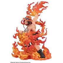 Tamashii Nations One Piece FiguartsZERO PVC Statue (Extra Battle) Portgas D. Ace - One Piece Bounty Rush 5th Anniversary - 17 cm - Orange