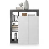 INOSIGN Highboard »Hamburg«, Breite 108 cm, grau