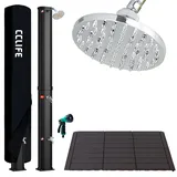 CCLIFE Solardusche schwarz 35 l