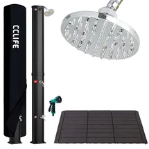 CCLIFE Solardusche schwarz 35 l