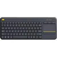 Logitech K400 Plus Wireless Touch Keyboard DNK/FIN/NOR/SWE schwarz