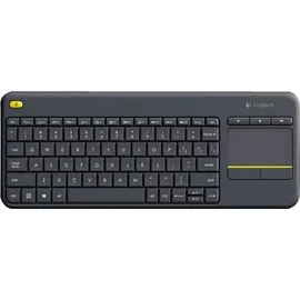 Logitech K400 Plus Wireless Touch Keyboard DNK/FIN/NOR/SWE schwarz