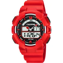 Festina Calypso Digital analog Armbanduhr rot K5772/2 - Weiß