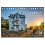 Calvendo Lost Places - vergessene Schätze (Tischkalender 2026 DIN A5 quer), CALVENDO Monatskalender: