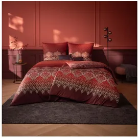 Estella Mako Interlock Jersey Bettwäsche Sophia Burgund