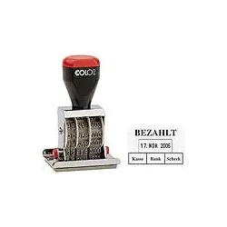 COLOP Datumstempel Bezahlt 04060L2
