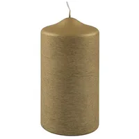 Fink Stumpenkerze 15 cm gold