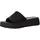 TAMARIS Damen Pantolette mit Keilabsatz Leder, schwarz, 42 EU