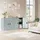 Woltu Aktenschrank 90 x 92,5 x 40 cm grau