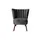 Max Winzer Sessel Alessandro Samtvelours 70 x 80 x 66 cm Anthrazit