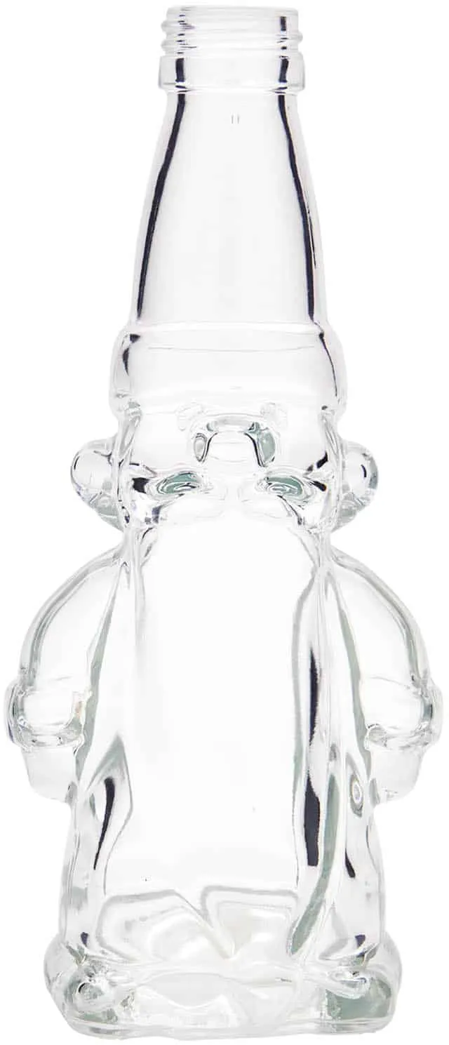 Botella de vidrio 'Gnomo de la Navidad' de 200 ml, boca: PP 28