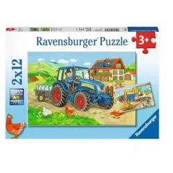 Paket Kinderpuzzles Multi Puzzles Baustelle Und Bauernhof versch. Ausführungen
