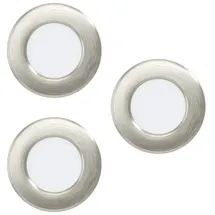 EGLO Fueva 5 LED-Einbauleuchte 2,7 W Nickel matt Warmweiß