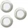 EGLO Fueva 5 LED-Einbauleuchte 2,7 W Nickel matt Warmweiß