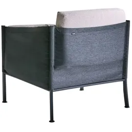 Brafab Delux Gartensessel 85 x 80 x 80 cm schwarz