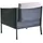 Brafab Delux Gartensessel 85 x 80 x 80 cm schwarz