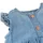 Maximo Sommerkleid (1-tlg) Denim-Optik, Rüschenärmel, Holzknöpfe, Blau blau 74/80 EU