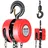 Vevor Flaschenzug Stahl 3 m rot