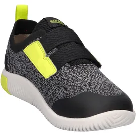Keen Unisex-Child KNX Knit DS Sneakers, Black/Evening Primrose, 32/33