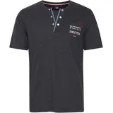 FQ1924 Henleyshirt FQ1924 "Henleyshirt FQRudolf", Herren, Gr. M, grau (charcoal mix), Obermaterial: 100% Baumwolle CO., Shirts