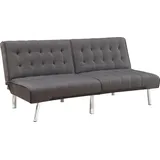 Atlantic Home Collection Schlafsofa, Stoff, Grau