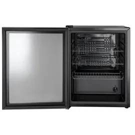 cozze C-60L Kühlschrank (60 l, 635 mm hoch, Schwarz)
