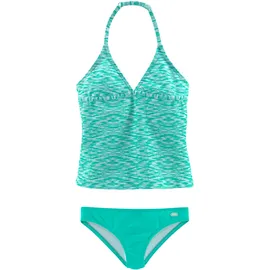 VENICE BEACH Tankini mint/weiß 146/152