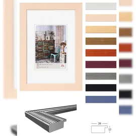 walther design Holzrahmen im Format 10 x 15 rot