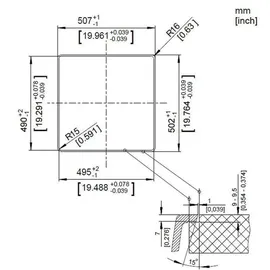 Blanco Dalago 5-F cafe + Excenterbetätigung