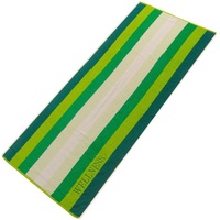 Aqua-Textil Wellness Saunatuch 80 x 200 cm Streifen grün