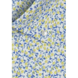 Seidensticker Businesshemd "Regular", Herren, Gr. M (40), normale Ärmellängen, gelb, 100% Baumwolle, bedruckt, regular fit, gerader Abschluss, Hemden, Regular 1/2 Button-Down-Kragen Druck