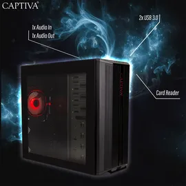 Captiva R80-005 Desktop-PC 2023 32 GB RAM 1 TB SSD AMD Ryzen 5 5600G 3,9 GHz Windows 11 Home