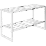 Eyepower Unterschrankregal Teleskop 39-67 cm Weiß