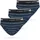 normani Outdoor Sports 3er Pack Herren Merino Slip in Navy/Schwarz/Grau | Gr.: S
